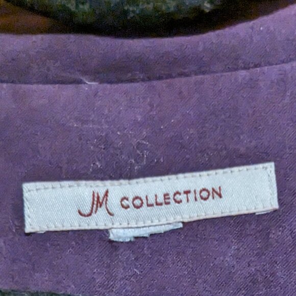 JM Collection Vintage Purple Blazer - Picture 5 of 6